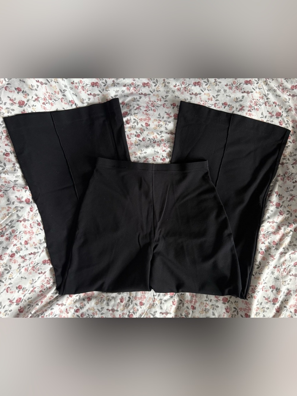 Jones New York Black Wide-Leg Pull-On Pants - Picture 3 of 4